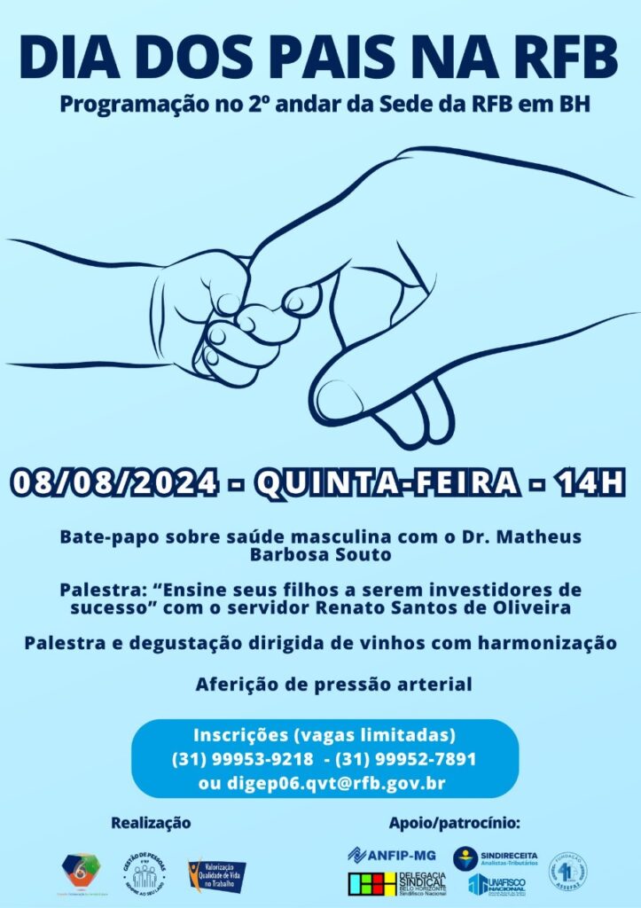 participe da comemoracao do dia dos pais na receita