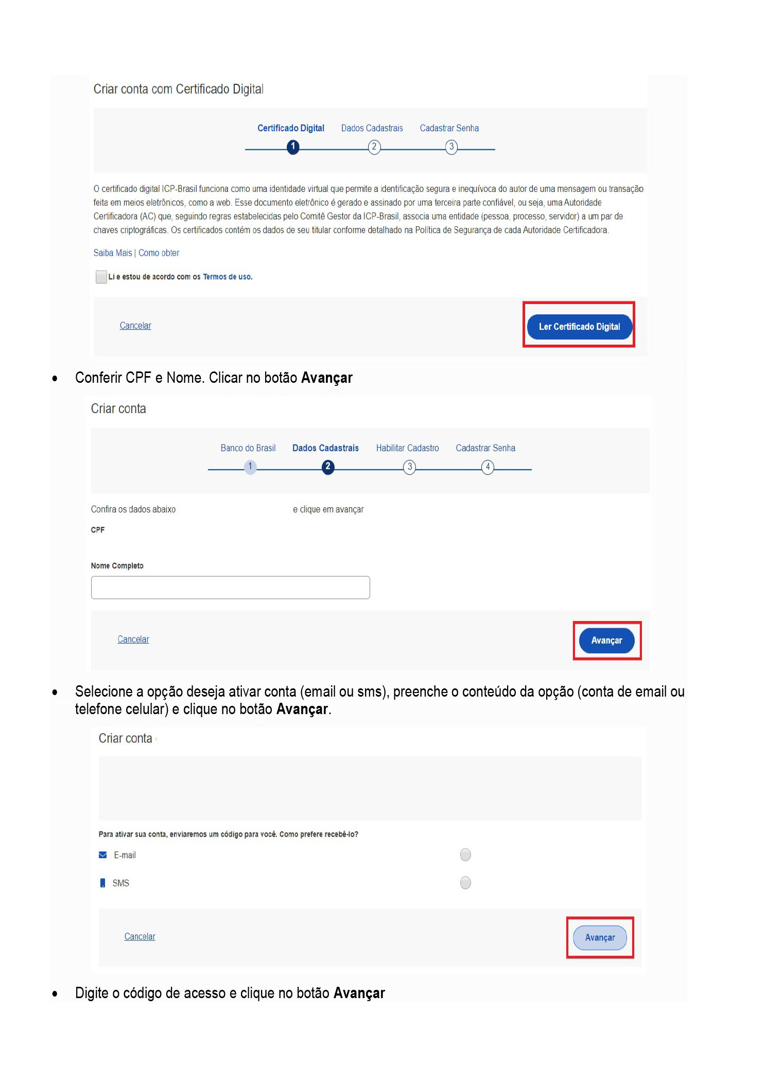 1 tutorial criar conta gov 1